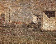 Georges Seurat Suburb oil painting